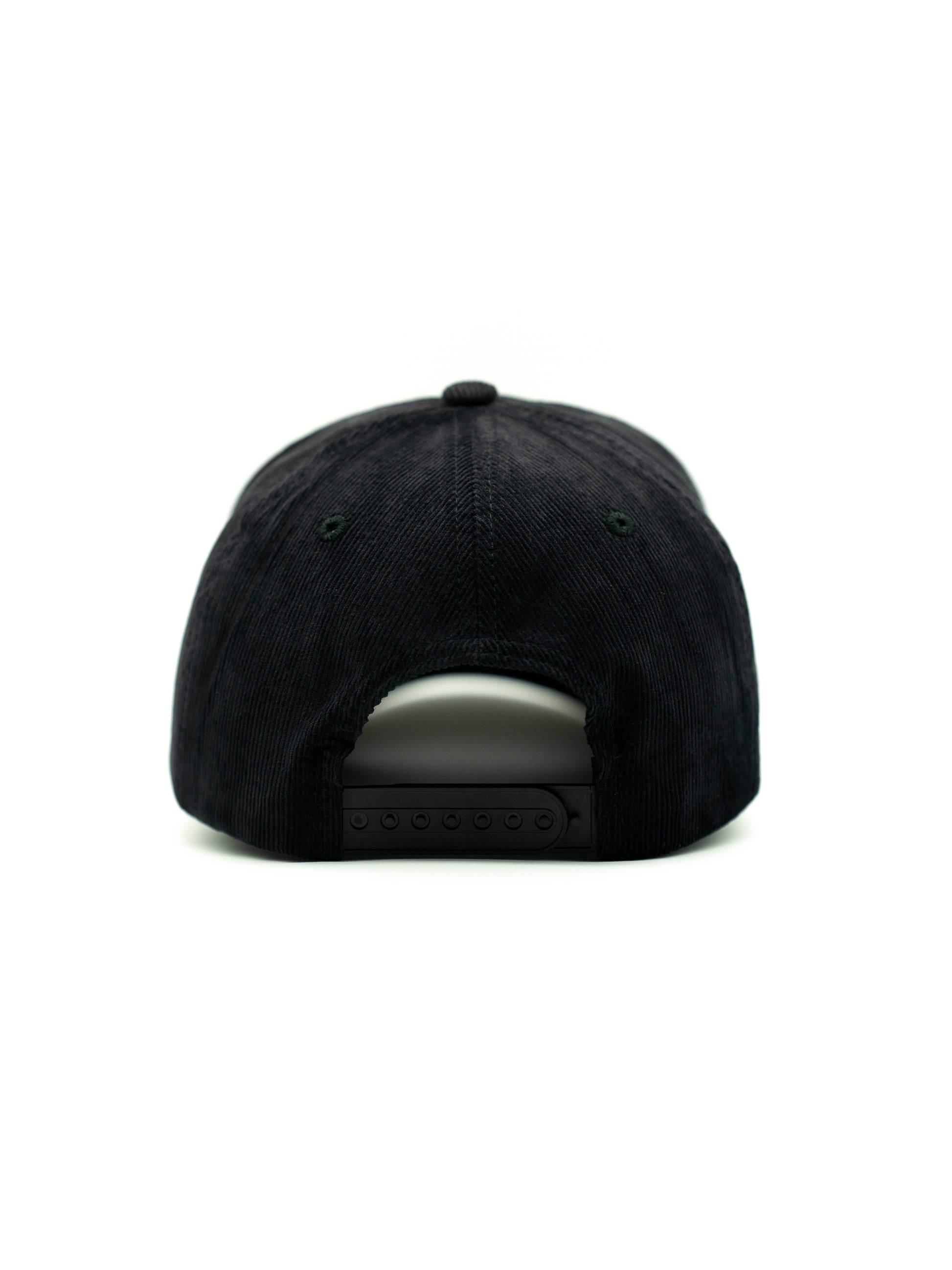 Black Corduroy Baseball Cap