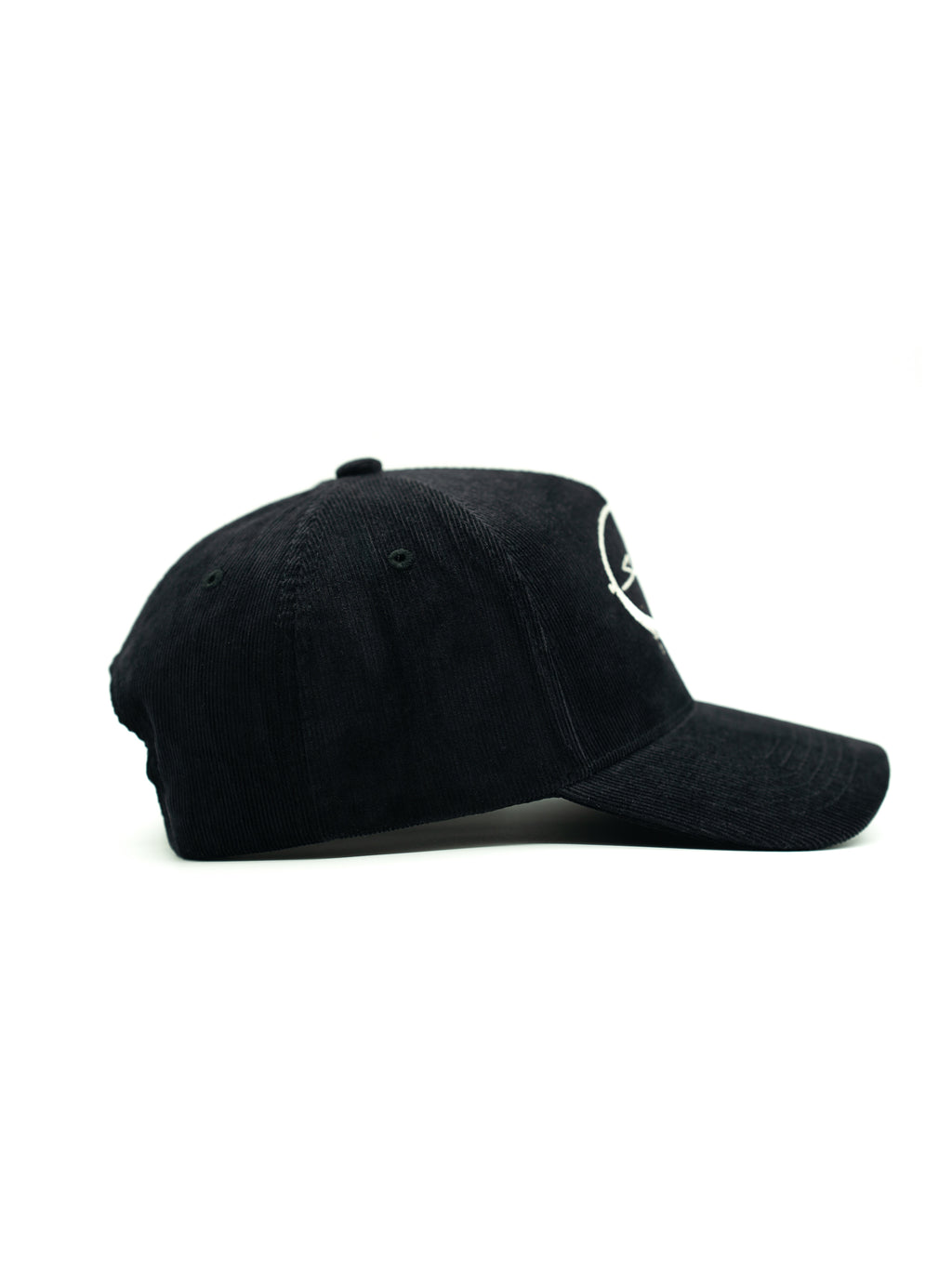 Black Corduroy Baseball Cap