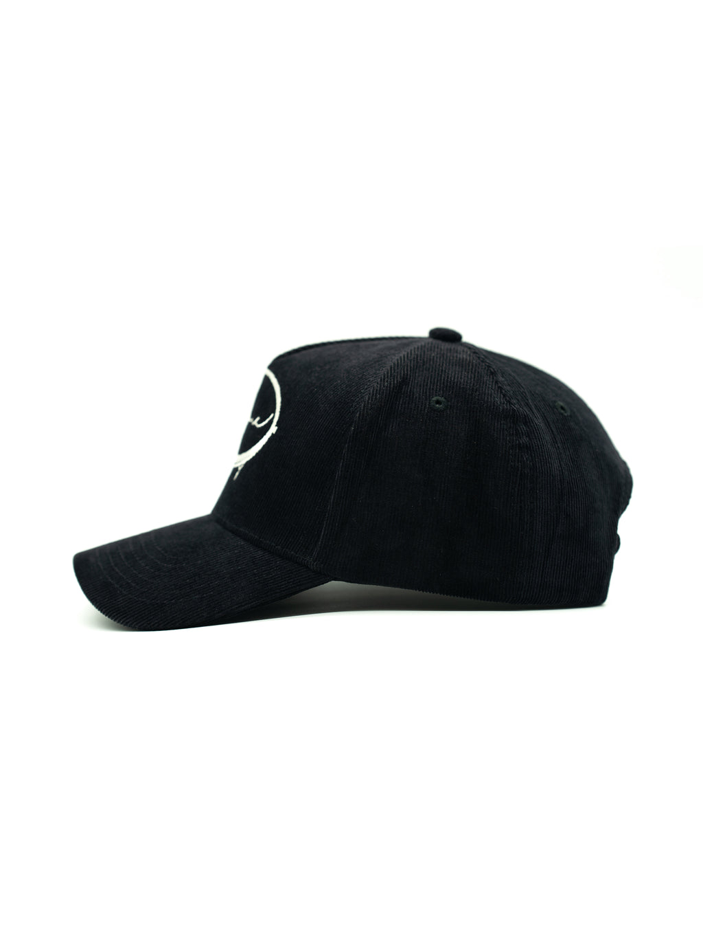 Black Corduroy Baseball Cap