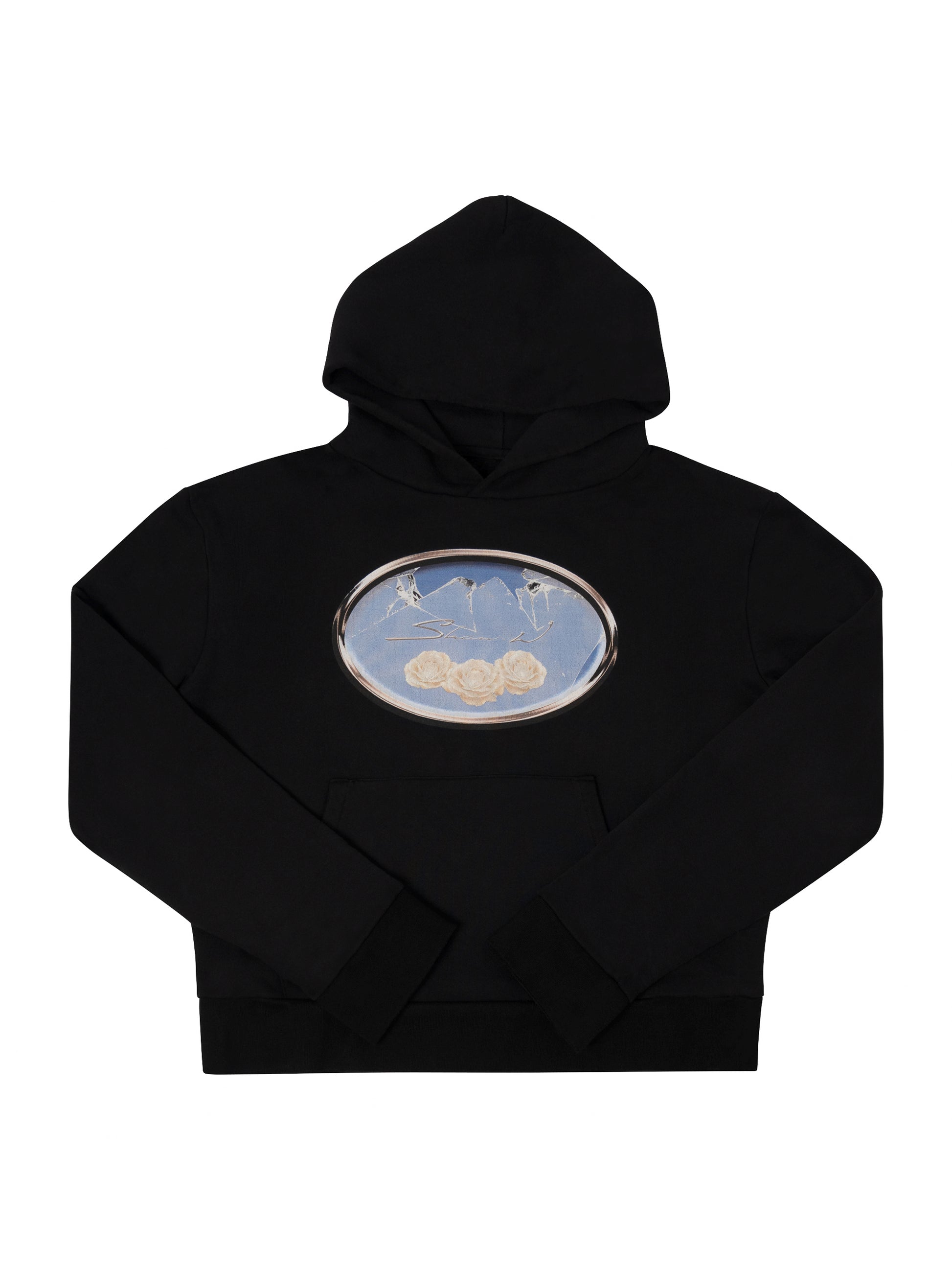 Black Broken Glass Sweatshirt