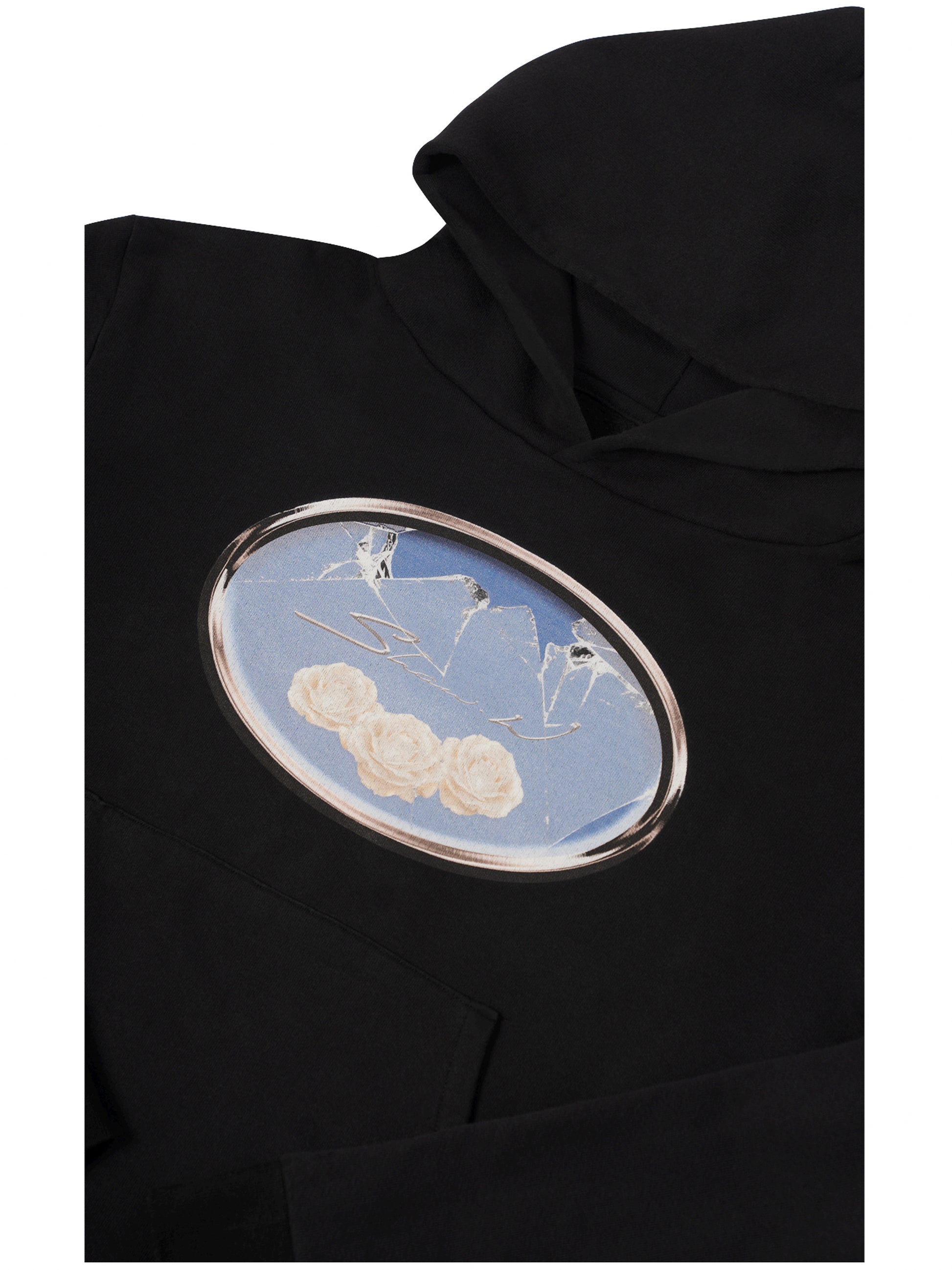 Black Broken Glass Sweatshirt