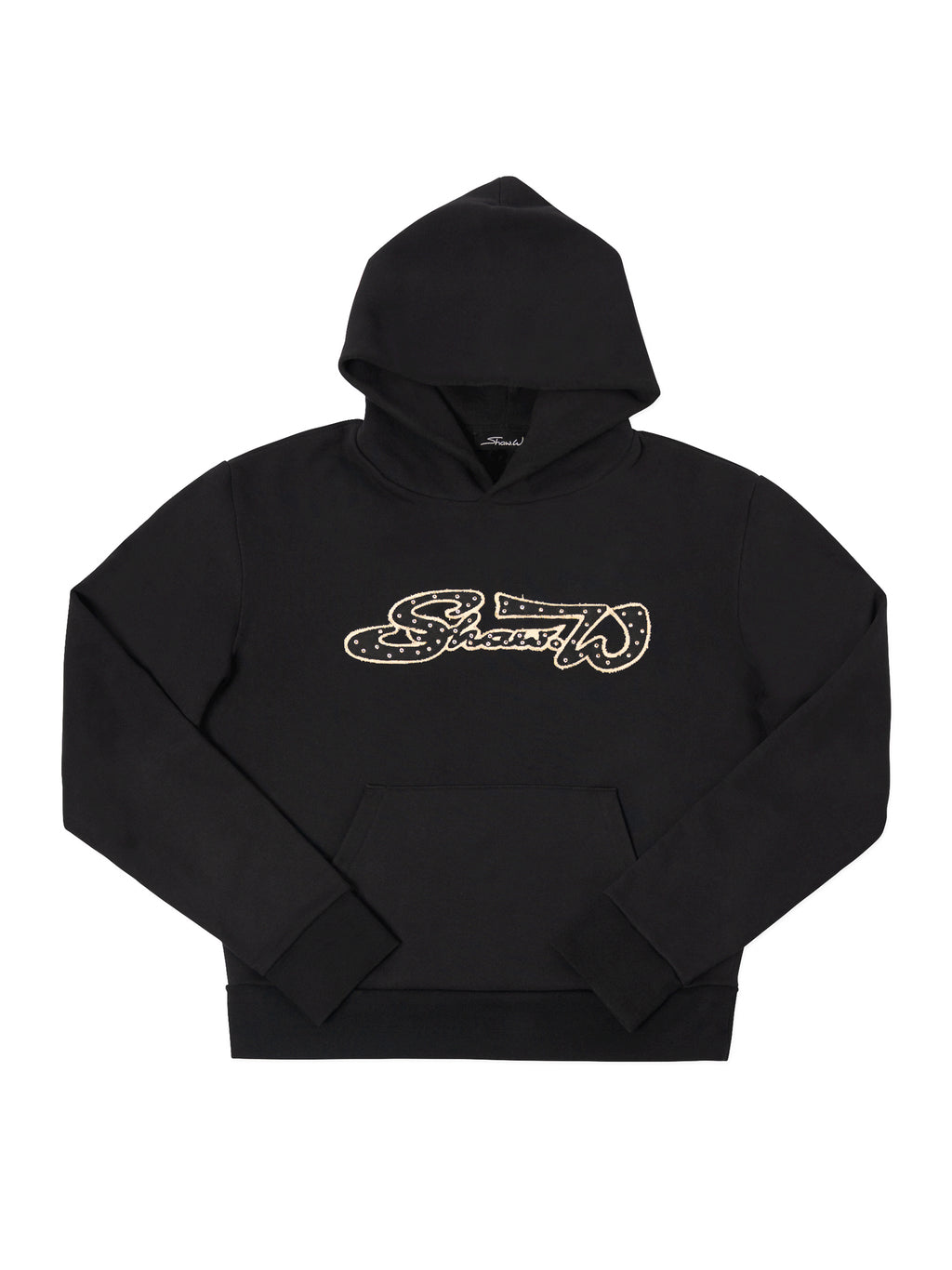 Black Varsity Patch Sweatshirt